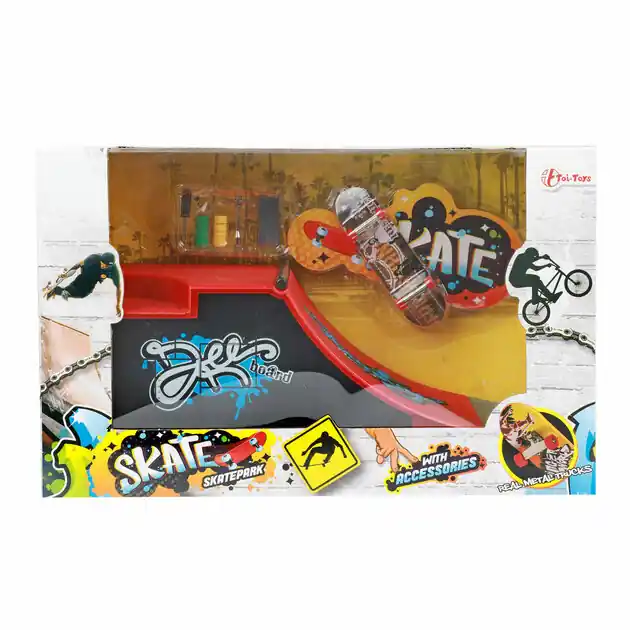 Weekendaanbieding Vingerskateboard of BMX Fiets met Skatebaan