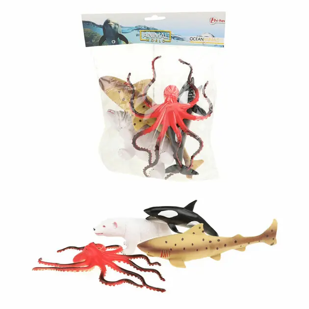 Tijdelijk Beschikbaar Animal World Zeedieren Deluxe, 5st.