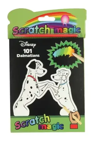 Walt Disney Magic Scratch Blok - 101 Dalmatiers Merkproduct