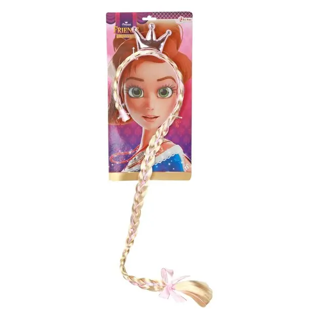 Fabrieksprijs Princess Friends Diadeem met Lange Vlecht en Kroon