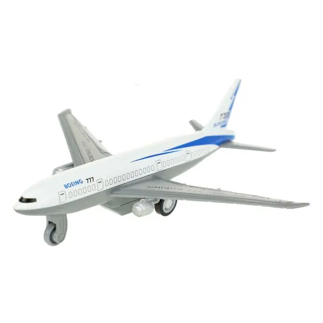 Premium MetalWorld Pull Back Vliegtuig Metaal Boeing 777