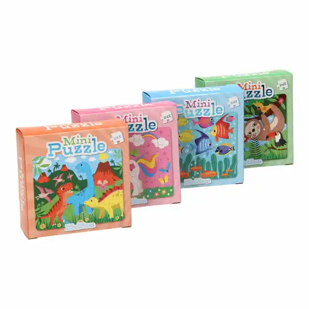 Mini Puzzel Divers, 24st. Express Levering