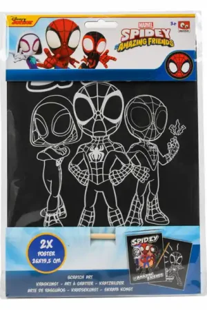 Dagaanbieding Spidey Kraskunst, 2st.