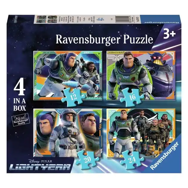 Gereduceerde Prijs Ravensburger Disney Lightyear 4in1 Legpuzzel