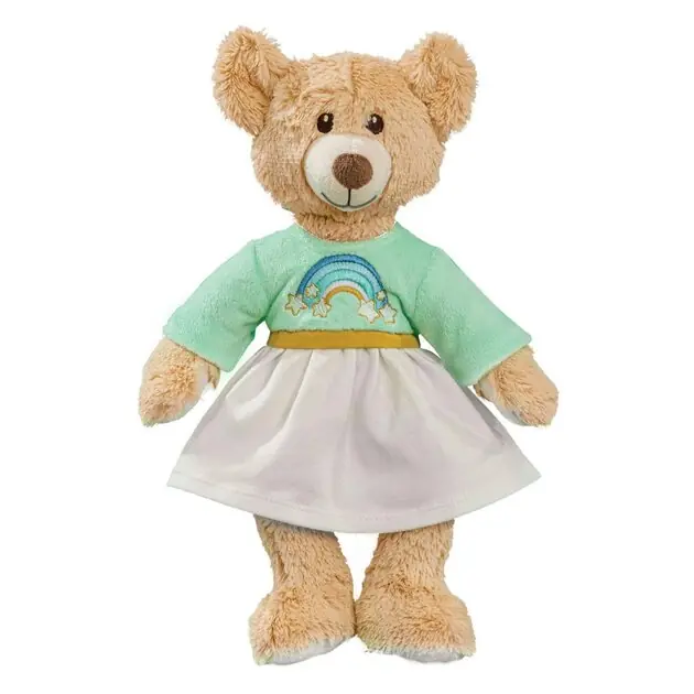 Knuffel Pluche Teddy Rainbow, 22cm Voordeelprijs