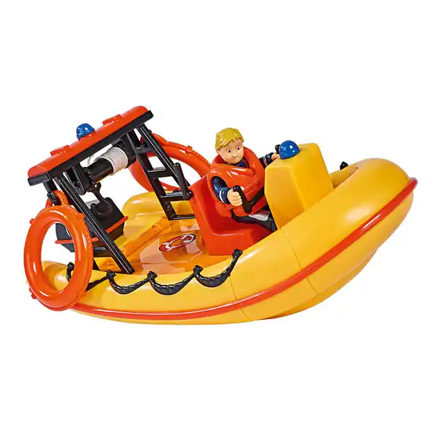 Superprijs Brandweerman Sam Neptune Reddingsboot met Figuur