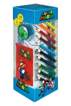 Super Mario Stationery Set Tower, 35dlg. Seizoensaanbieding