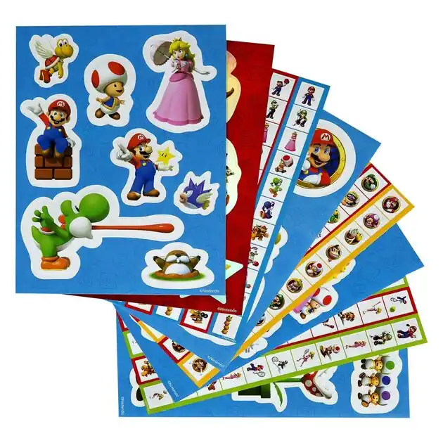 Super Mario Sticker Set Bestseller