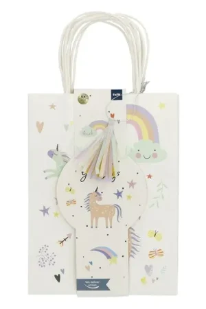 Uitdeelzakjes Unicorns & Rainbows, 6st. Alleen Vandaag