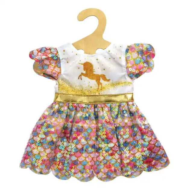 Korting Poppenjurk Unicorn Goldy, 28-35 cm