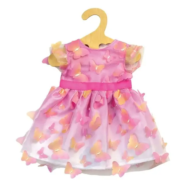 Exclusieve Aanbieding Poppenjurk Miss Butterfly, 35-45 cm