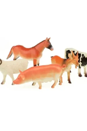 Actieprijs Animal World Boederijdieren Deluxe, 5st.