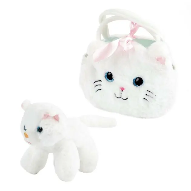 Rechtstreeks Van De Fabrikant Knuffeldier in Handtas Pluche - Poes