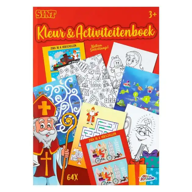 Sinterklaas Kleur- en Activiteitenboek A4 Must-Have