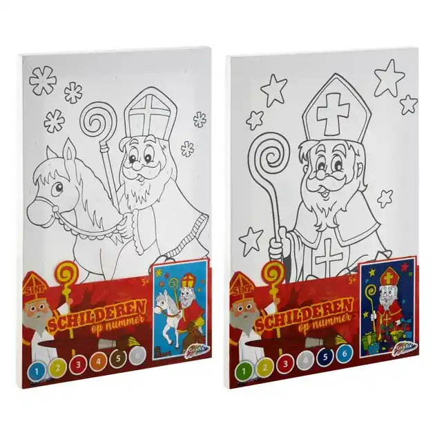 Sinterklaas Canvas Schilderen Op Nummer Betrouwbaar