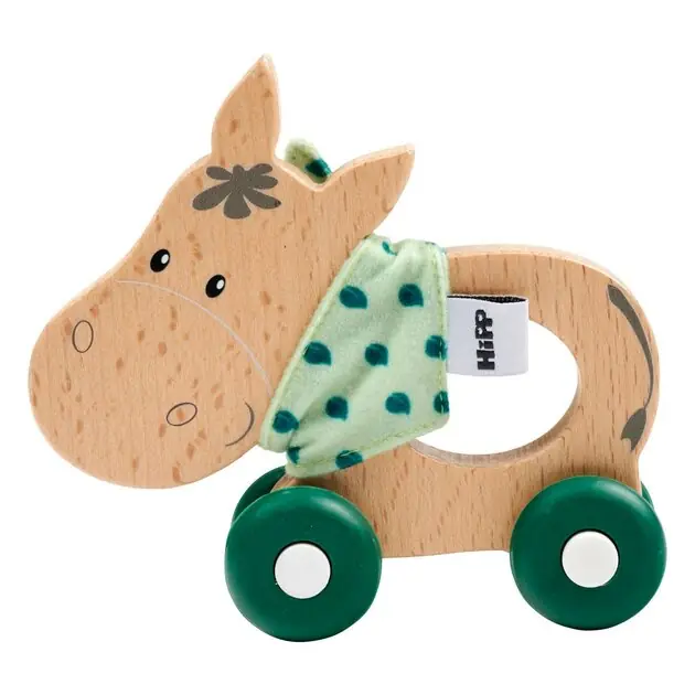 Eichhorn Baby HIPP Houten Duwfiguur Ezel Aanbieding