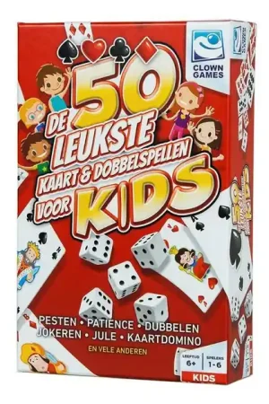Meest Verkocht Clown Games Kids 50 Kaart & Dobbel Spellen