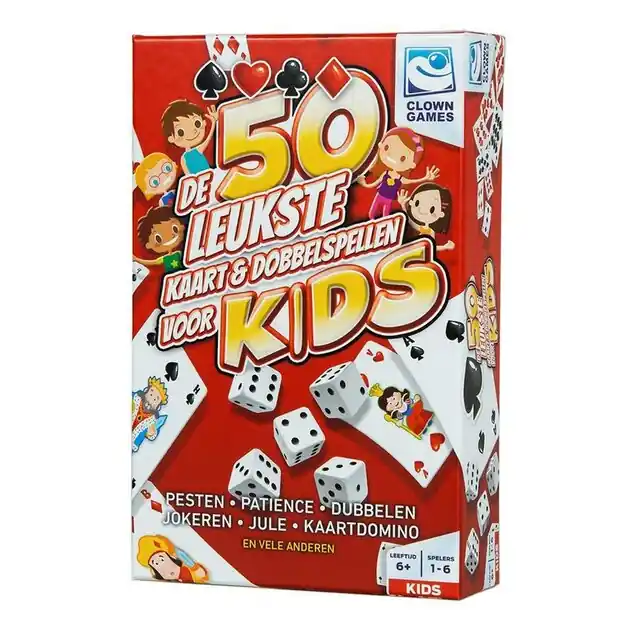 Meest Verkocht Clown Games Kids 50 Kaart & Dobbel Spellen