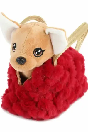 Betaalbaar Hond Pluche Chihuahua Handtas Rood