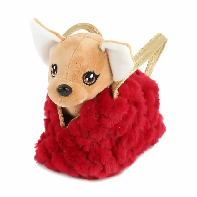 Betaalbaar Hond Pluche Chihuahua Handtas Rood