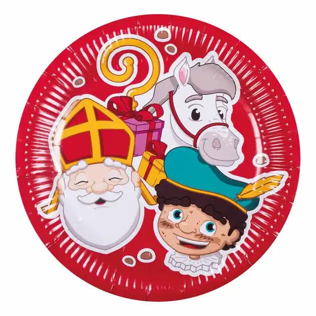 Speciale Aanbieding Borden Sinterklaas, 10st.