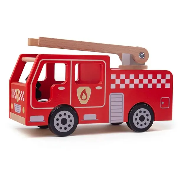 Bigjigs Houten Brandweerwagen Rechtstreeks Van De Fabrikant