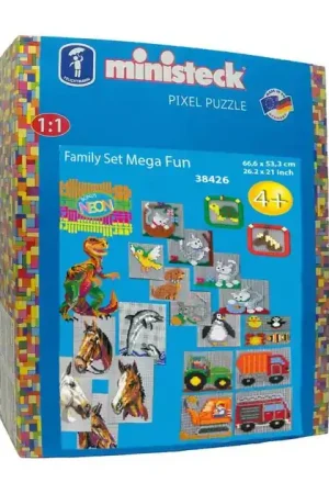 Ministeck Familieset Mega Fun - XXL Box, 4000st. Express Levering