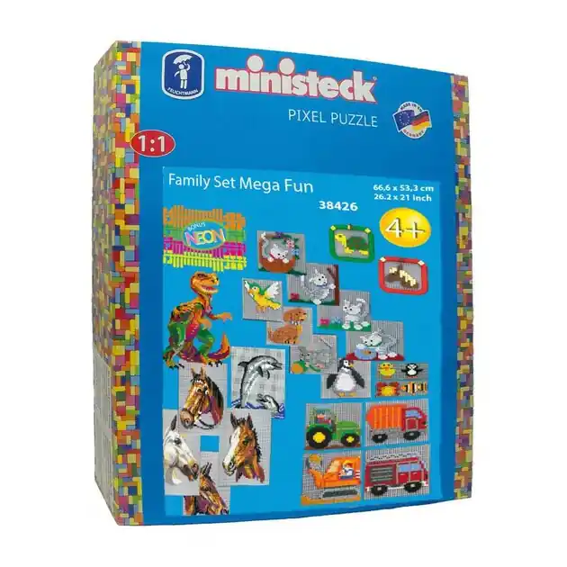 Ministeck Familieset Mega Fun - XXL Box, 4000st. Express Levering
