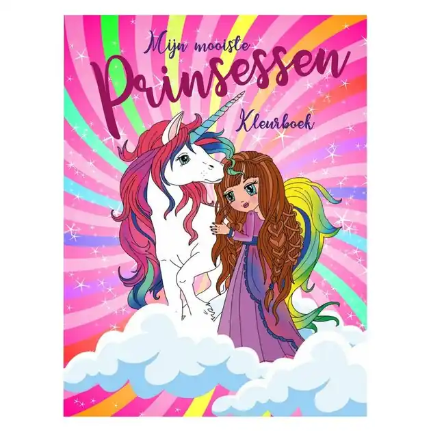 Dagaanbieding Mijn Mooiste Prinsessen Kleurboek, 96pag.