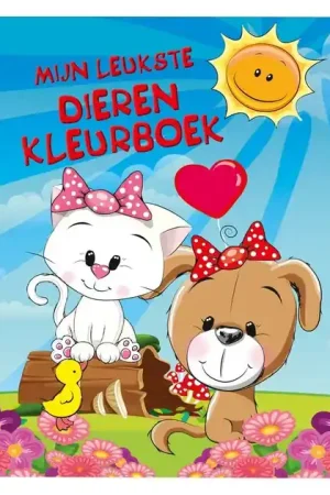 Mijn Leukste Dieren Kleurboek, 48pag. Hete Deal