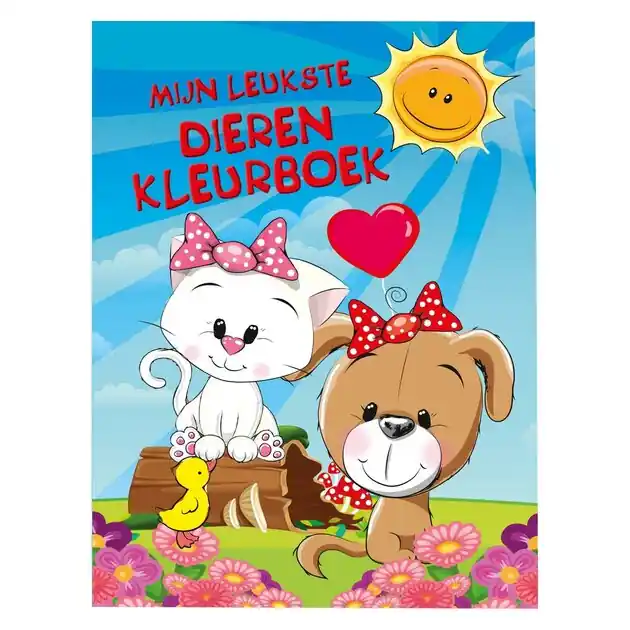 Mijn Leukste Dieren Kleurboek, 48pag. Hete Deal