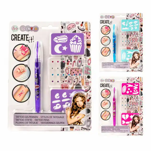 Korting Create it! Beauty Tattoo Set