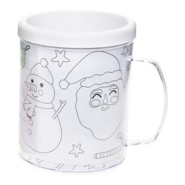 Kleur je eigen Mok Kerst Laatste Kans