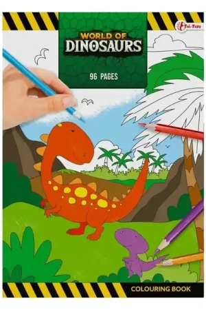World of Dinosaurs Super Kleurboek Finale Uitverkoop