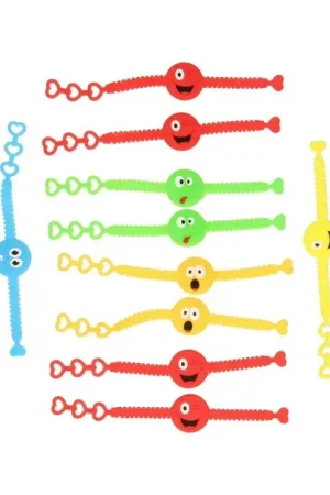 Armband Lachgezicht Kleur, set van 12st. Laatste Versie