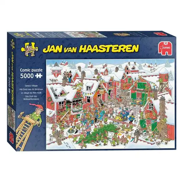 Jan van Haasteren Legpuzzel - Santa's Village, 5000st. Nieuw