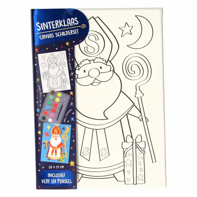 Merkproduct Canvas Sinterklaas Schilderset