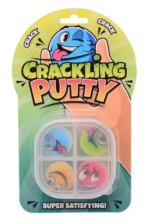 Exclusieve Aanbieding Crackling Putty in Bewaardoos, 4st.