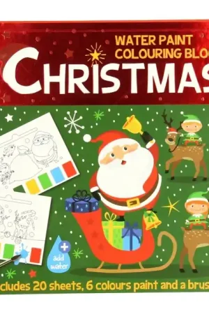 Direct Beschikbaar Waterverfblok Kerst