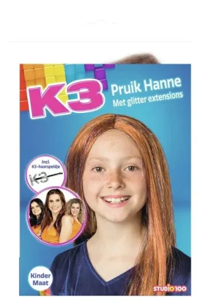 Laatste Versie K3 Pruik - Hanne