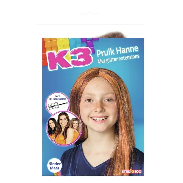 Laatste Versie K3 Pruik - Hanne