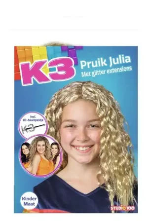 Hete Deal K3 Pruik - Julia