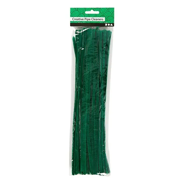 Favoriet Chenille Donkergroen 30cm, 50st.