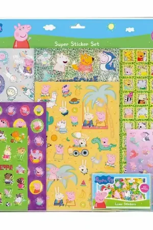 Super Stickerset - Peppa Pig Tijdelijk Beschikbaar