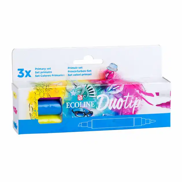Ecoline Duotip Markers Primaire Set, 3dlg. Koop Online