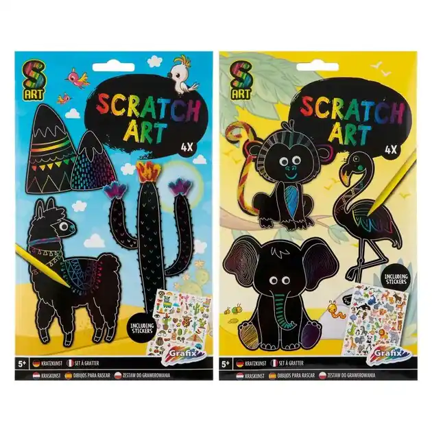 Fabrieksprijs Maak je eigen Scratch Art Jongen
