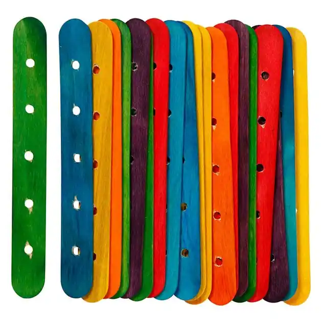 Alleen Vandaag Constructiestokjes, diverse kleuren, 20st.