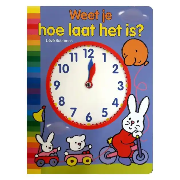 Superprijs Kartonboek Weet je hoe laat het is?