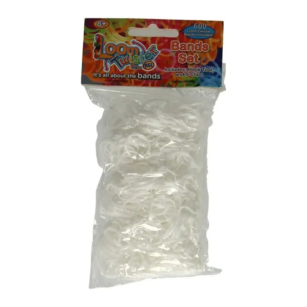 Loombands Wit Set, 600st. Direct Beschikbaar
