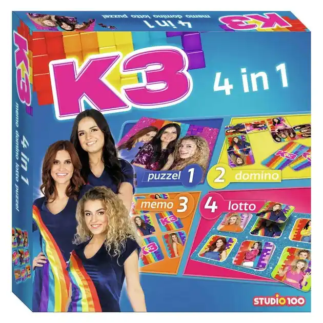 Gratis Retour K3 4-in-1 Spellendoos